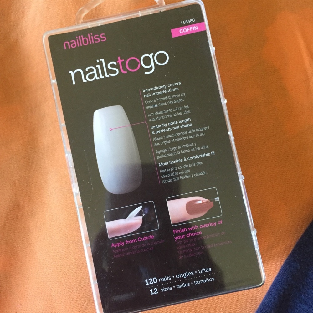 Coffin Fake Nails